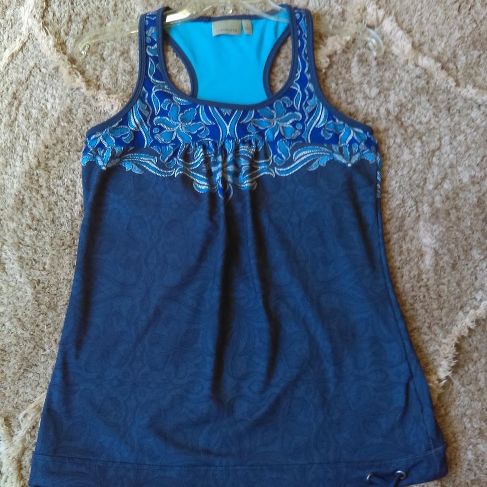 Athleta Cami Tank Top Blue Size Small